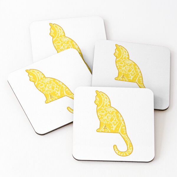 Item preview, Mystical Yellow Cat designed and sold by ShadowcatKirara.
