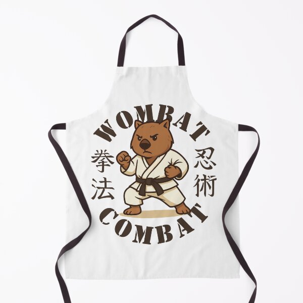Item preview, Wombat Combat Martial Arts Australian Animal  designed and sold by pUNKnown.