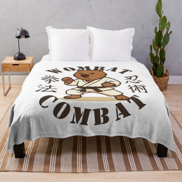 Item preview, Wombat Combat Martial Arts Australian Animal  designed and sold by pUNKnown.