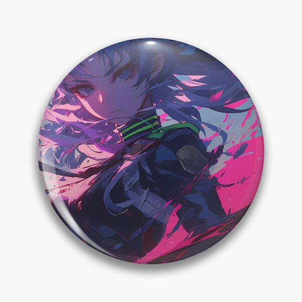 Item preview, Hiiragi Shinoa Seraph of the End Anime Girl Warrior designed and sold by juniorcastros.
