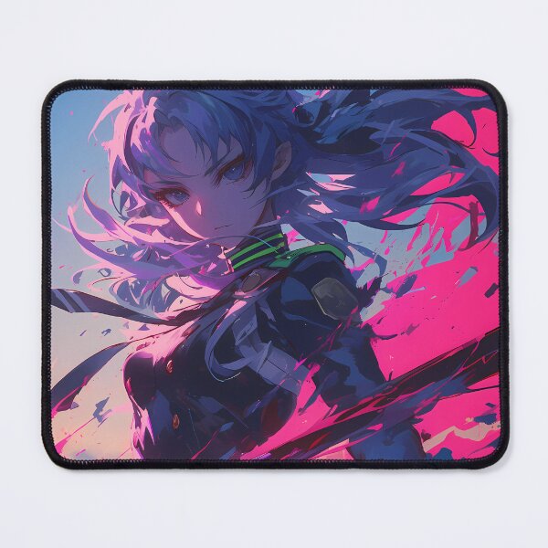 Item preview, Hiiragi Shinoa Seraph of the End Anime Girl Warrior designed and sold by juniorcastros.