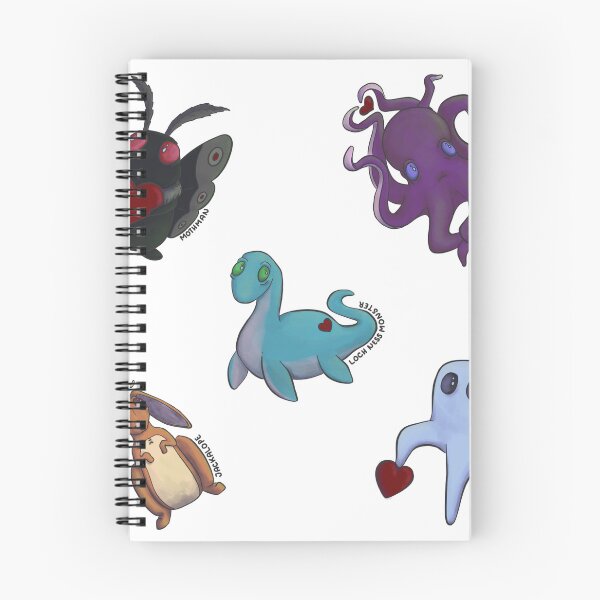 Item preview, Cute Cryptids Pack 1 designed and sold by unstablecreativ.