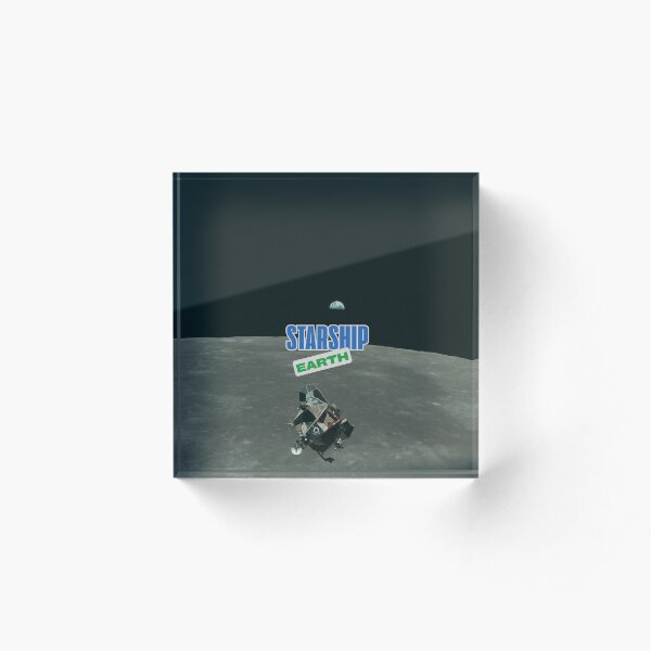 Artikelvorschau, Raumschiff Erde – Apollo 11 Mondansicht entworfen und verkauft von designs_by_s2.