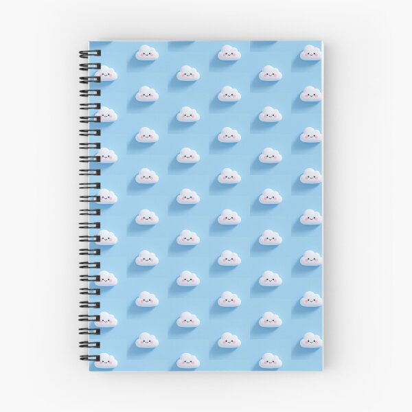 Item preview, cloud, rosy cheeks, blue, natural, kawaii, cute, modern, aesthetic, minimalist, chubby, adorable designed and sold by SasiPen.