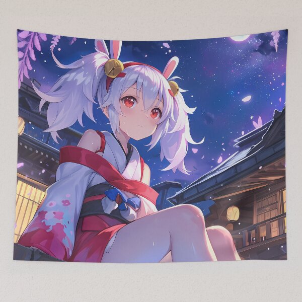Item preview, Anime Laffey Azur Lane Game Rabbit Yukata Wisteria Night designed and sold by juniorcastros.