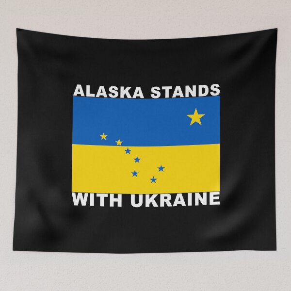 Item preview, Alaska Stands With Ukraine designed and sold by Aide.