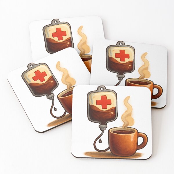 Item preview, Nurse Life Support - Caffeine IV Drip Humor designed and sold by TONSNAP.