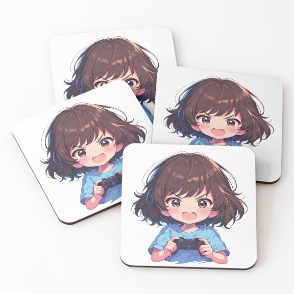 Item preview, Shiho Nishizumi Girls und Panzer Anime Chibi Determined Gamer designed and sold by juniorcastros.