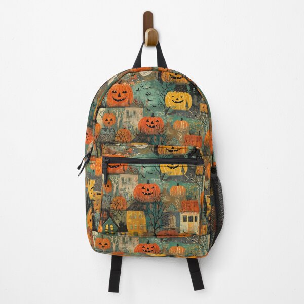 Item preview, Vintage Halloween Town with Jack-o’-Lanterns designed and sold by joannejgg.