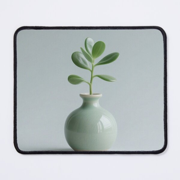 Item preview, green, plant, grey, natural, kawaii, cute, modern, aesthetic, minimalist, chubby, adorable designed and sold by SasiPen.