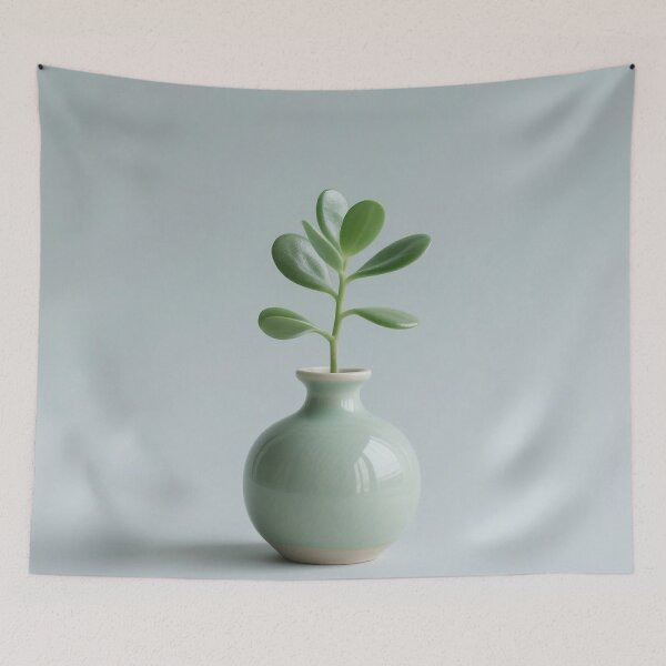 Item preview,  green, plant, grey, natural, kawaii, cute, modern, aesthetic, minimalist, chubby, adorable designed and sold by SasiPen.