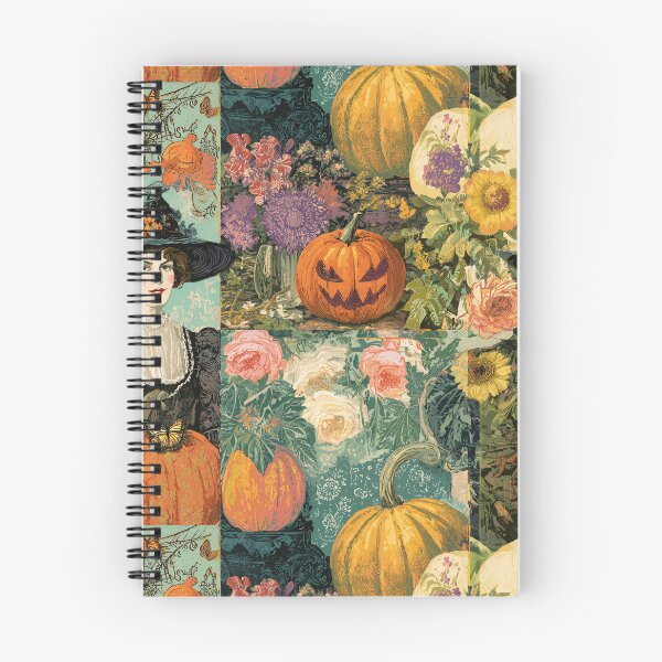 Item preview, Victorian Halloween Jack-o’-Lanterns and Autumn Florals designed and sold by joannejgg.