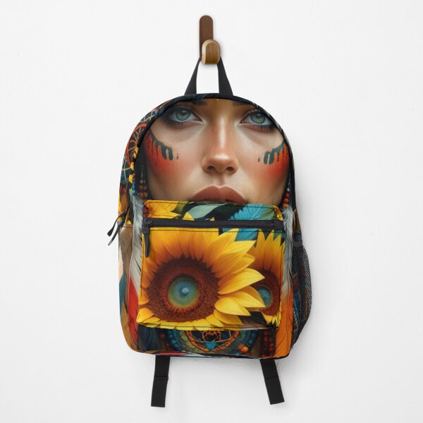 Item preview, Sunflower Spirit - Dakota, Lakota & Aztec Heritage designed and sold by Nightcoder Designs.