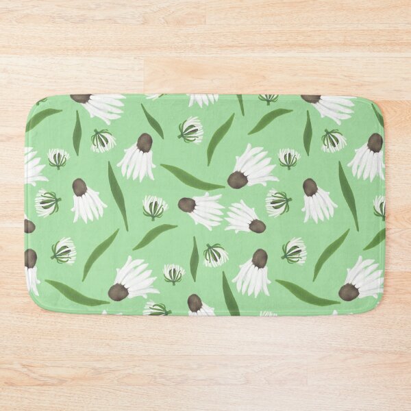 Item preview, White Coneflower Toss designed and sold by Megan Pawlak Arts.