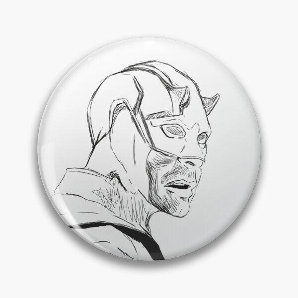Item preview, Daredevil Line Art designed and sold by Giraffes On Other Planets.