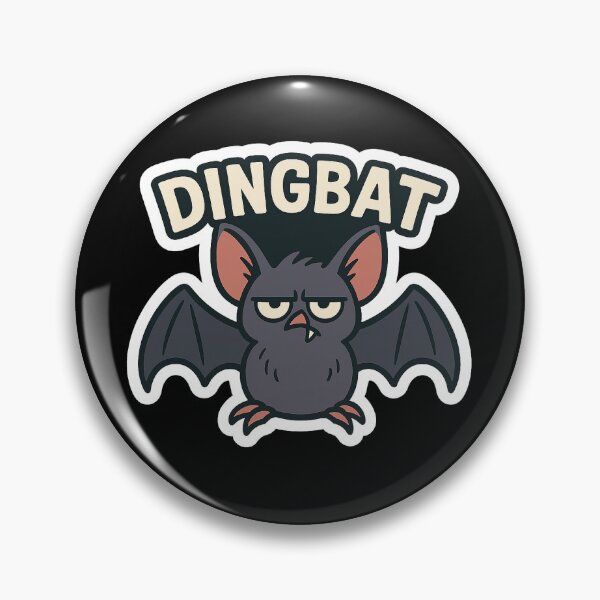 Item preview, DINGBAT Halloween Spooky Bat Sticker  designed and sold by brytieboo.