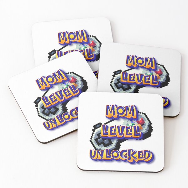 Item preview, Mom Level Unlocked – Funny Gamer Mom Design designed and sold by Grind-Stitch.