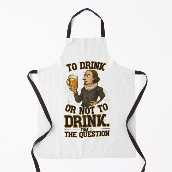 Item preview, Shakespeare Holding Beer designed and sold by Nacho Average Designs.