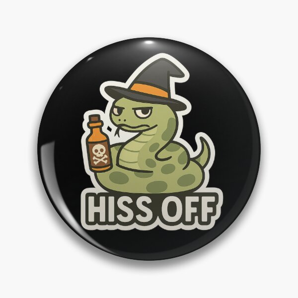 Item preview, HISS OFF Halloween Spooky Snake  designed and sold by brytieboo.