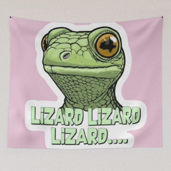 Item preview, lizard meme designed and sold by StickersRyous.