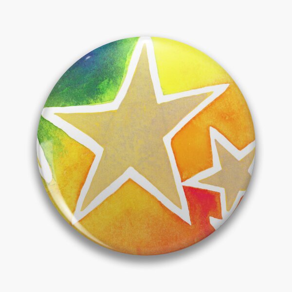 Item preview, Rainbow Cosmos Watercolor Painting designed and sold by Juluminous.