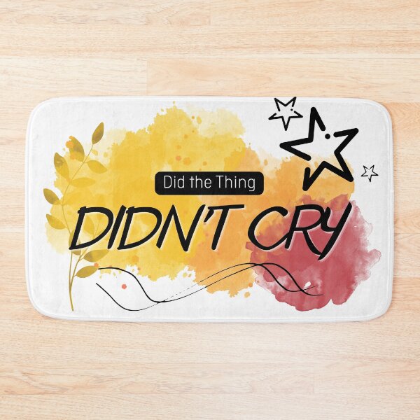 Item preview, Did the Thing, Didn't Cry designed and sold by ShadowcatKirara.