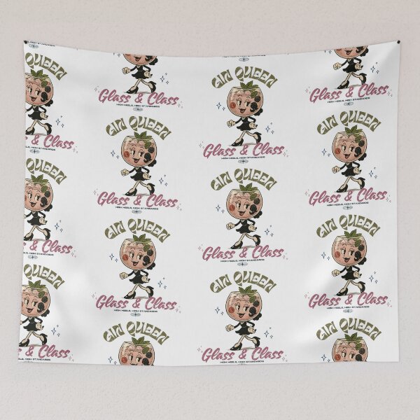 Item preview, Retro Gin & Tonic - Gin Queen designed and sold by Nacho Average Designs.