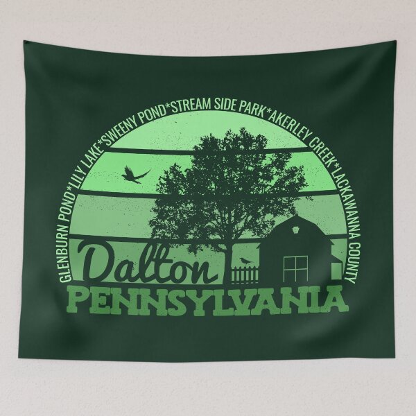 Item preview, Dalton Pennsylvania Sunset Retro Vintage Local Pride Logo designed and sold by CRHPOD20.