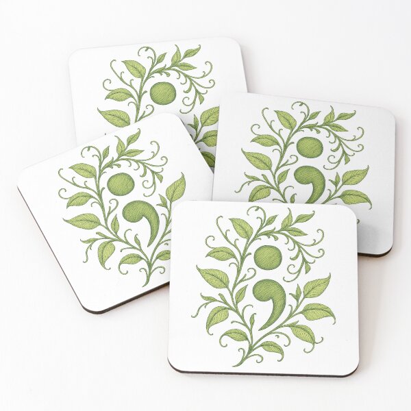 Item preview, Growing Through - Mental Health Semicolon designed and sold by TONSNAP.
