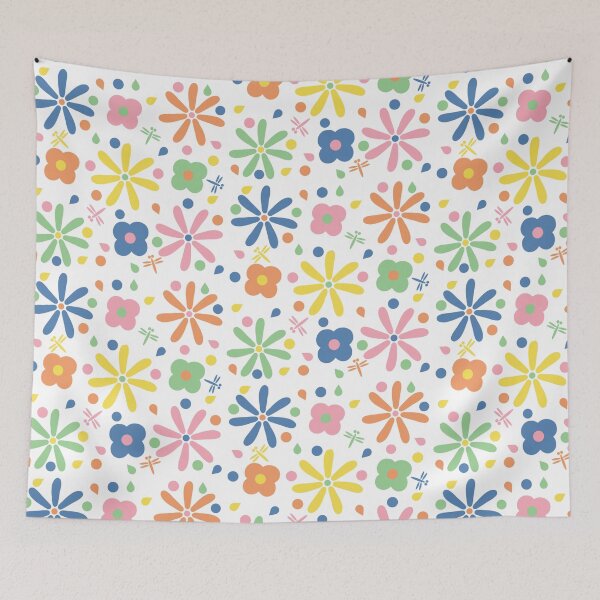 Item preview, Cheerful Floral Pattern designed and sold by Hello-Cuties.