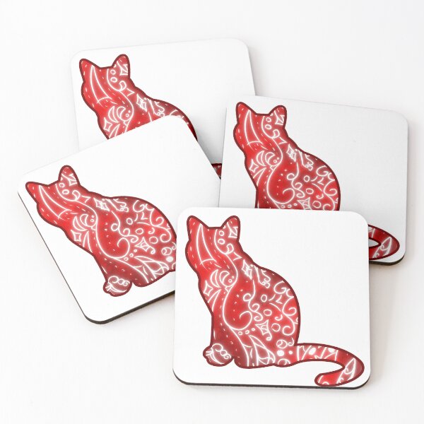 Item preview, Mystical Red Cat designed and sold by ShadowcatKirara.