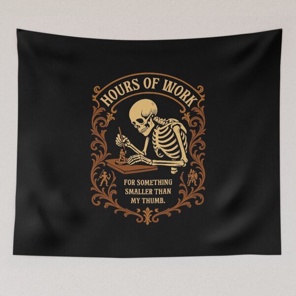 Item preview, Skeleton Painting Miniatures Funny Wargaming designed and sold by pixeptional.