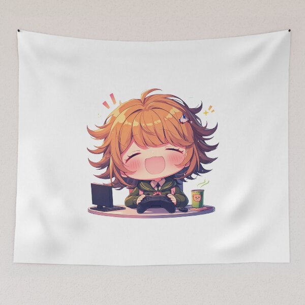 Item preview, Chihiro Fujisaki Elegant Celestia Ludenberg Gothic Chibi Gamer Danganronpa Anime designed and sold by juniorcastros.