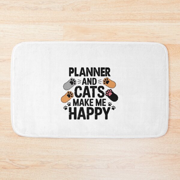 Item preview, Planner And Cats Make Me Happy - Funny Planner Cats Lover designed and sold by Oussinc.