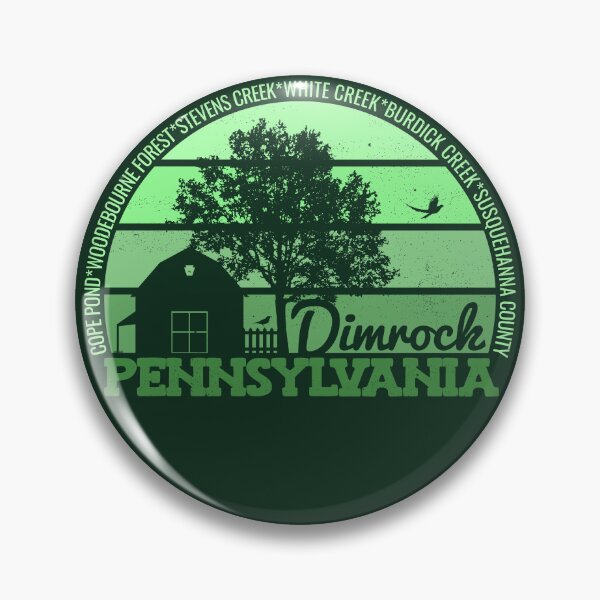 Item preview, Dimrock Pennsylvania Sunset Retro Vintage Local Pride Logo designed and sold by CRHPOD20.