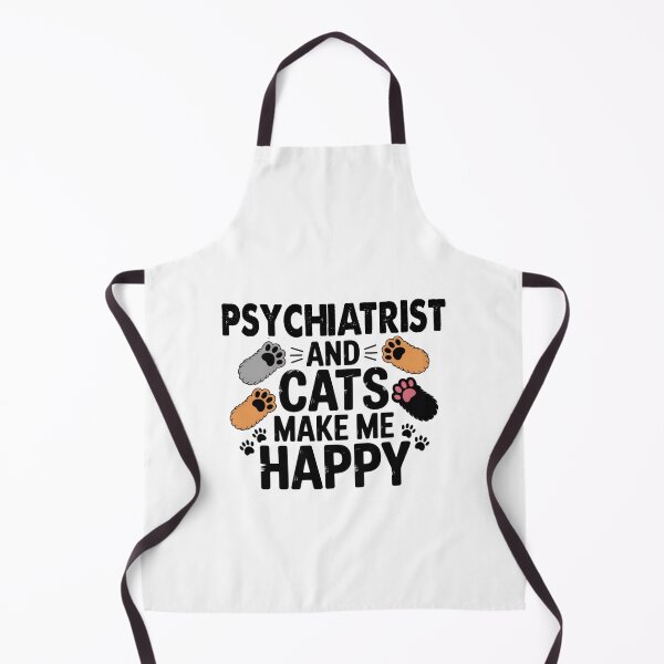 Artikelvorschau, Psychiater und Katzen machen mich glücklich - Lustiger Psychiater-Katzenliebhaber entworfen und verkauft von Oussinc.