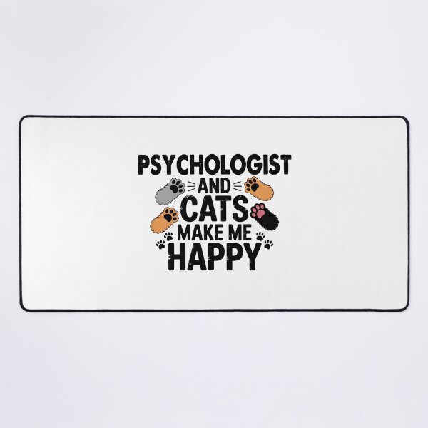 Item preview, Psychologist And Cats Make Me Happy - Funny Psychologist Cats Lover designed and sold by Oussinc.