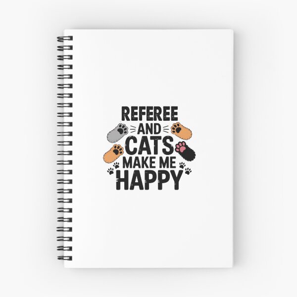 Item preview, Referee And Cats Make Me Happy - Funny Referee Cats Lover designed and sold by Oussinc.