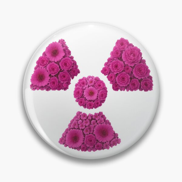 Item preview, Floral Pink Radiation Trefoil  designed and sold by goodtorad.