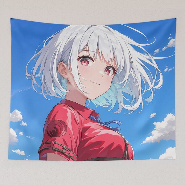 Item preview, Chisato Nishikigi Lycoris Recoil Anime Red Uniform Sunny Day Smile designed and sold by earlobejerk.