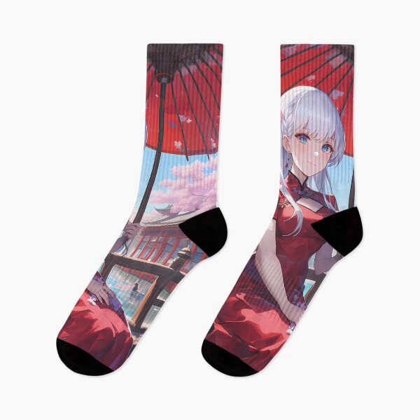 Item preview, Graceful Belfast Azur Lane Anime Girl Cherry Blossom Elegance designed and sold by earlobejerk.