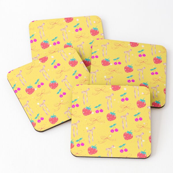 Item preview, Cherries and strawberries of ribbons designed and sold by andrasdesignssss.