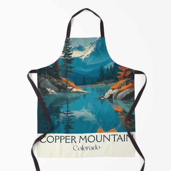 Item preview, Copper Mountain Colorado Retro Poster | Ski Resort Art designed and sold by TuncGK.