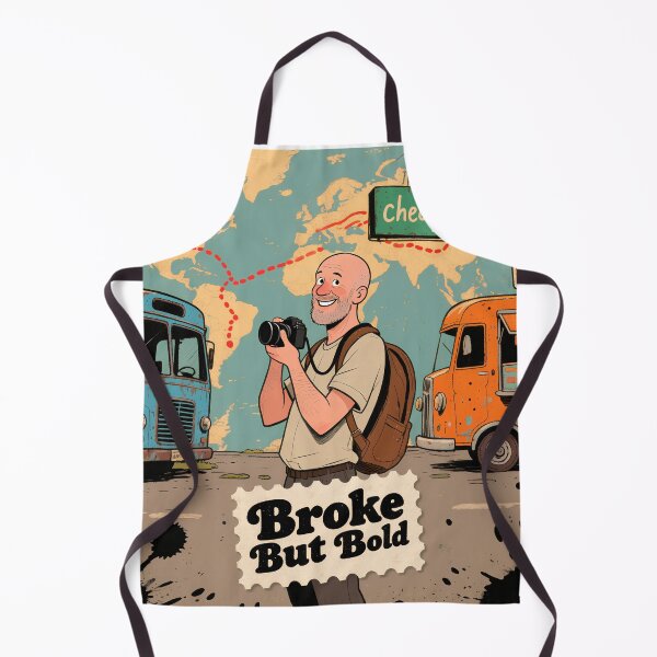 Item preview, No Money, No Hair, No Problem – Funny Bald Travel Adventure Design designed and sold by designer14years.