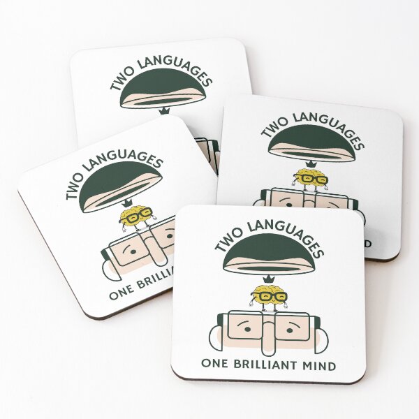 Item preview, Two Languages, One Brilliant Mind designed and sold by MsUniqueTees.