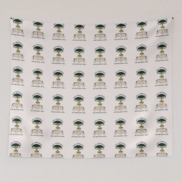 Item preview, Two Languages, One Brilliant Mind designed and sold by MsUniqueTees.