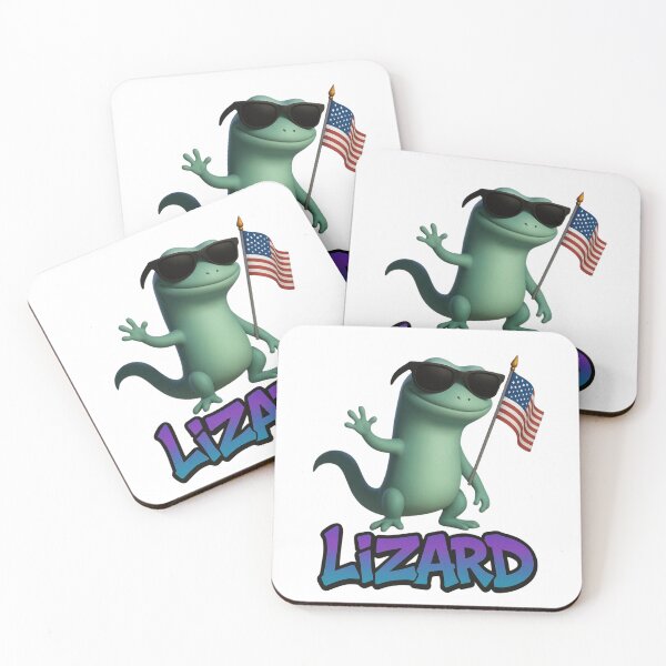 Item preview, Elio Lizard Meme - Funny Pixar Green Guy with Flag designed and sold by lojadpop.