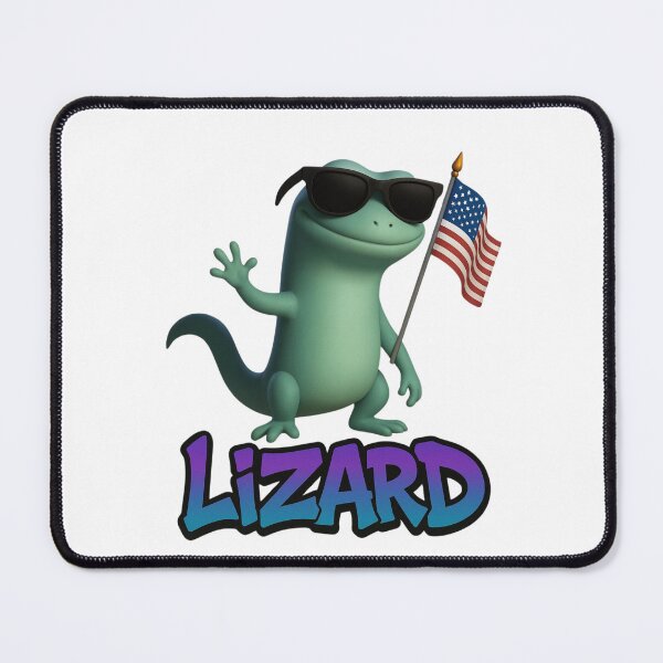 Item preview, Elio Lizard Meme - Funny Pixar Green Guy with Flag designed and sold by lojadpop.