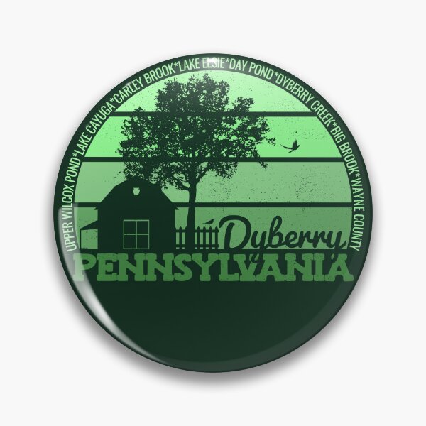 Item preview, Dyberry Pennsylvania Sunset Retro Vintage Local Pride Logo designed and sold by CRHPOD20.