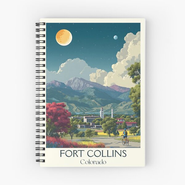 Item preview, Fort Collins Colorado Vintage Poster | Front Range City designed and sold by TuncGK.